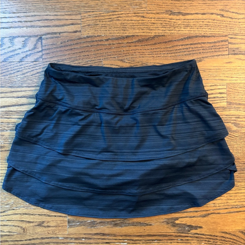 Athleta Black Ruffled Women's Skirt